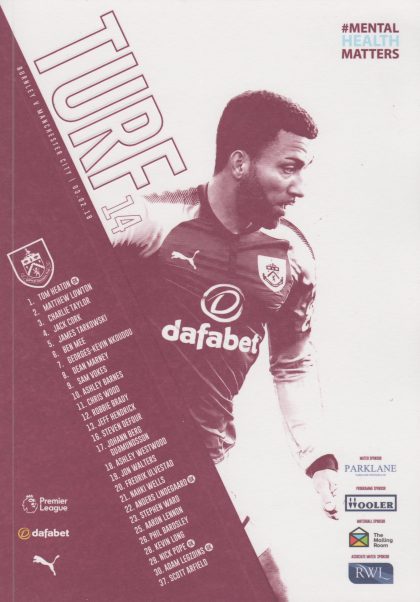 Burnley v Manchester City  03-Feb-2018