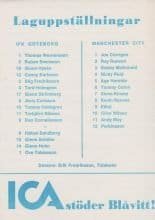 IFK Gothenburg v Manchester City 31-Mar-1981