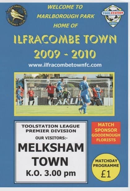 Ilfracombe Town v Melksham Town 05-Dec-2009