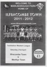 Ilfracombe Town v Merthyr Town 21-Apr-2012