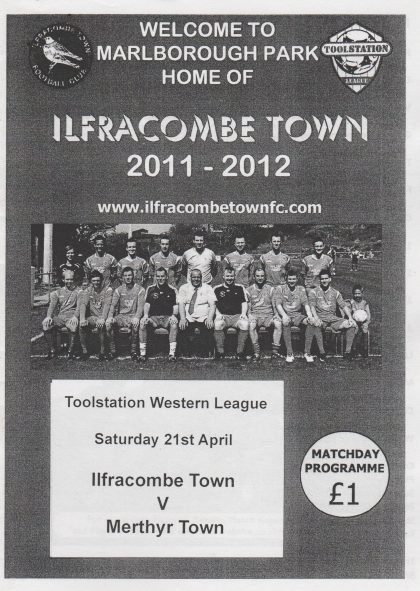Ilfracombe Town v Merthyr Town 21-Apr-2012