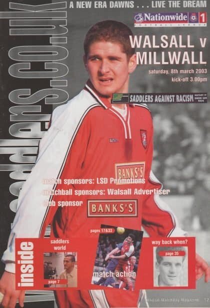 Walsall v Millwall 08-Mar-2003