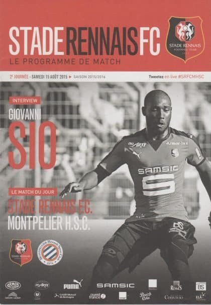 Stade Rennais v Montpelier Herault SC   15-Aug-2015
