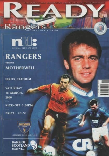 Glasgow Rangers v Motherwell 18-Mar-2000