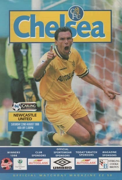Chelsea v Newcastle United 22-Aug-1998