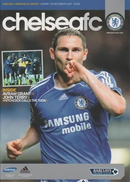 Chelsea v Newcastle United 29-Dec-2007