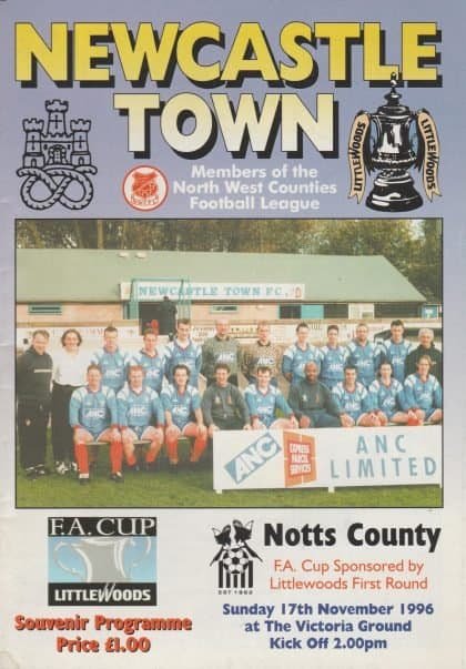 Newcastle Town v Notts County  17-Nov-1996