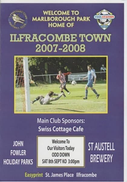 Ilfracombe Town v Odd Down 08-Sep-2017