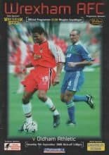 Wrexham v Oldham Athletic 09-Sep-2000