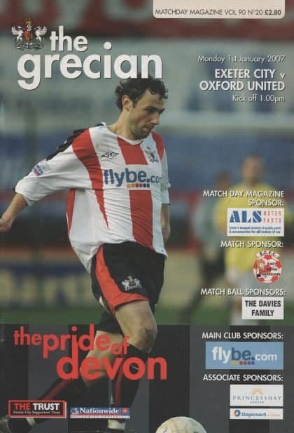 Exeter City v Oxford United 01-Jan-2007