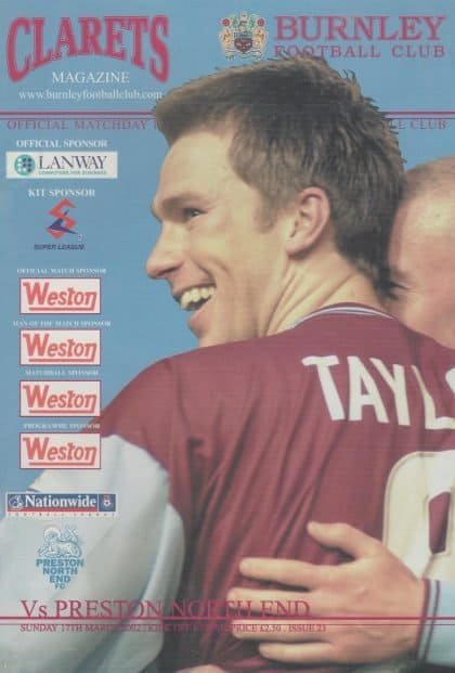 Burnley v Preston North End 17-Mar-2002