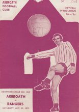 Arbroath v Glasgow Rangers 21-Oct-1972