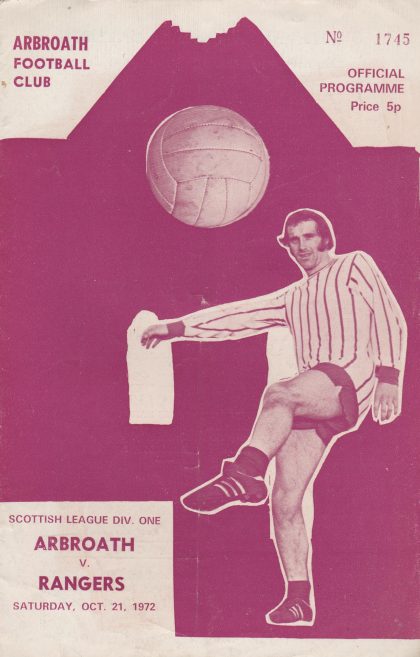 Arbroath v Glasgow Rangers 21-Oct-1972