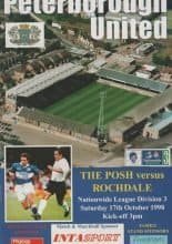Peterborough United v Rochdale 17-Oct-1998