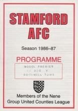 Stamford v Rothwell Town 13-Dec-1986