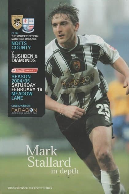 Notts County v Rushden & Diamonds 19-Feb-2005