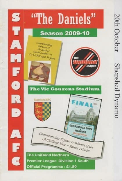 Stamford v Shepshed Dynamo 20-Oct-2009