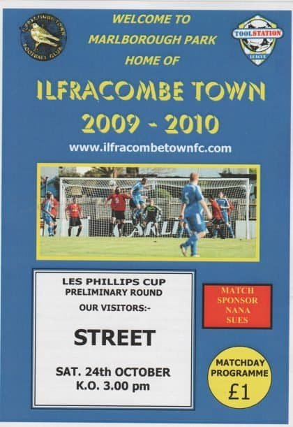 Ilfracombe Town v Street 24-Oct-2009