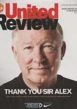 Manchester United v Swansea City 12-May-2013