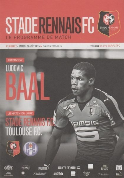 Stade Rennais v Toulouse  29-Aug-2015