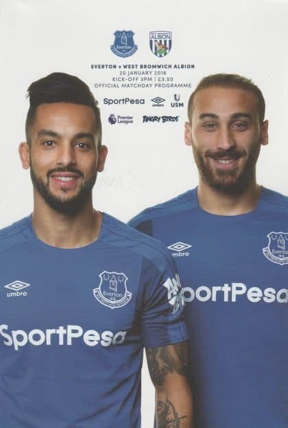 Everton v West Bromwich Albion  20-Jan-2018