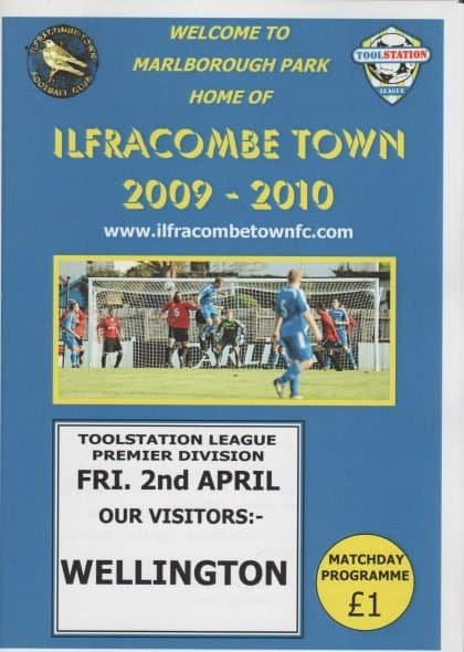 Ilfracombe Town v Wellington  02-Apr-2010