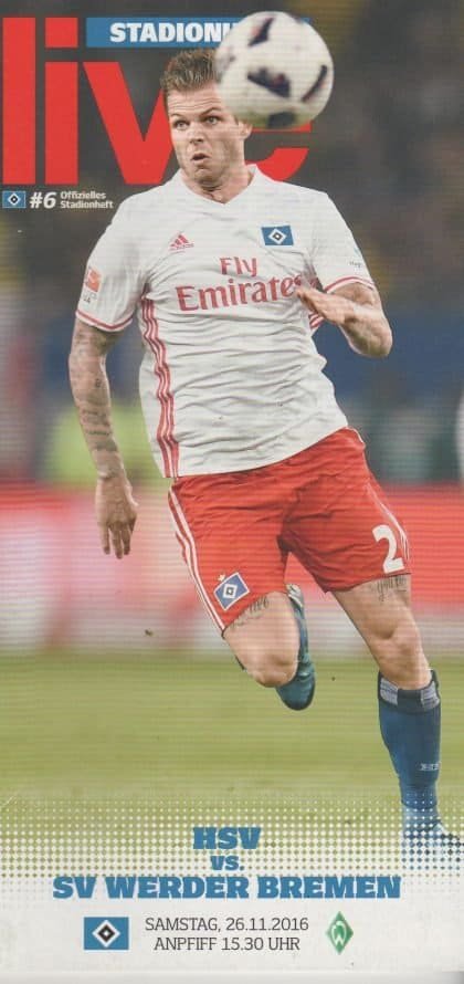 HSV Hamburg v SV Werder Bremen   26-Nov-2016