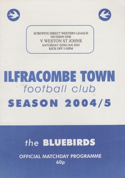 Ilfracombe Town v Weston St Johns  22-Jan-2005