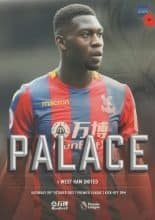 Crystal Palace v West Ham United  28-Oct-2017