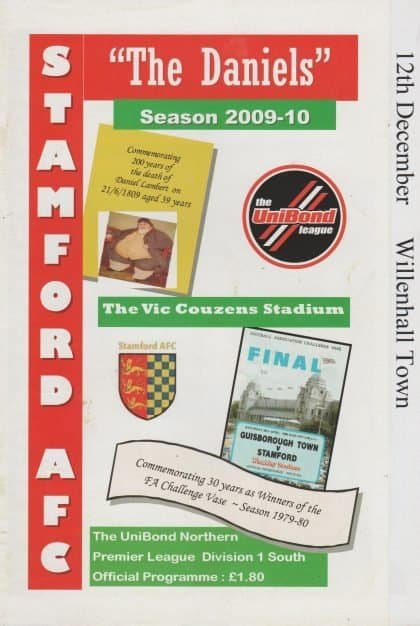 Stamford v Willenhall Town  12-Dec-2009