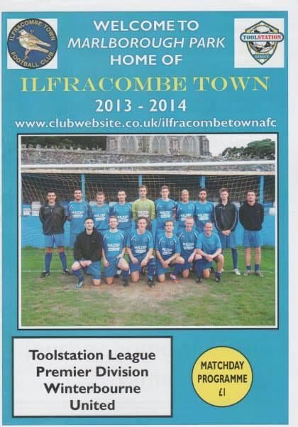 Ilfracombe Town v Winterbourne United 15-Feb-2014