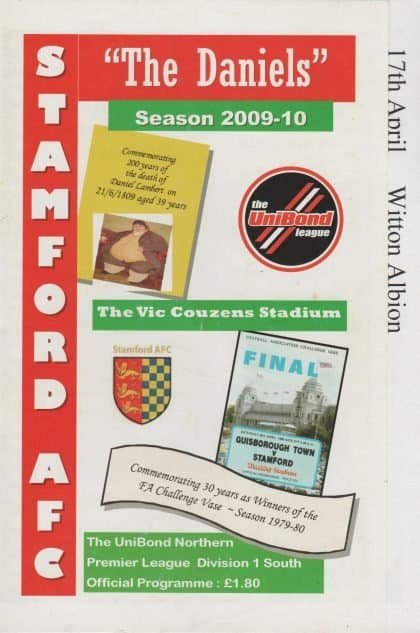 Stamford v Witton Albion 17-Apr-2009