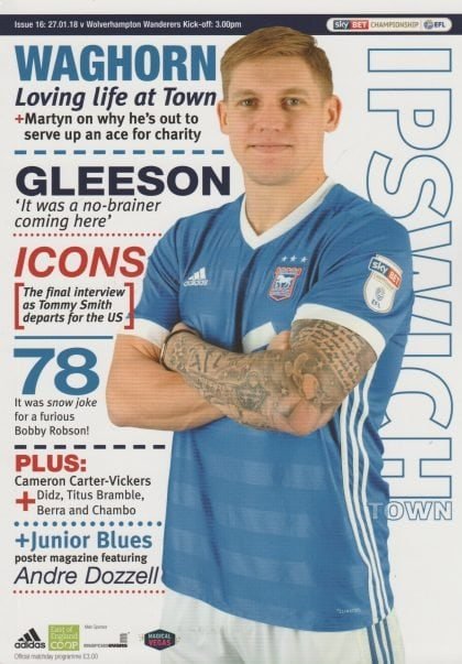 Ipswich Town v Wolverhampton Wanderers 22-Jan-2018