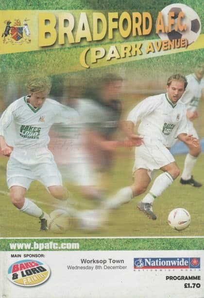 Bradford Park Avenue v Worksop Town  08-Dec-2004