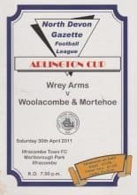 Wrey Arms v Woolacombe  & Mortenhoe  30-Apr-2011