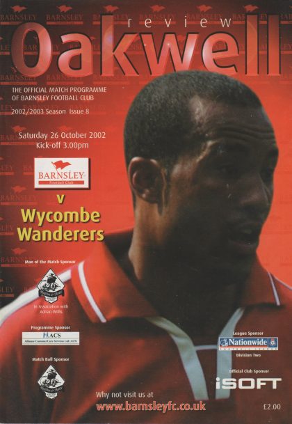 Barnsley v Wycombe Wanderers 26-Oct-2002