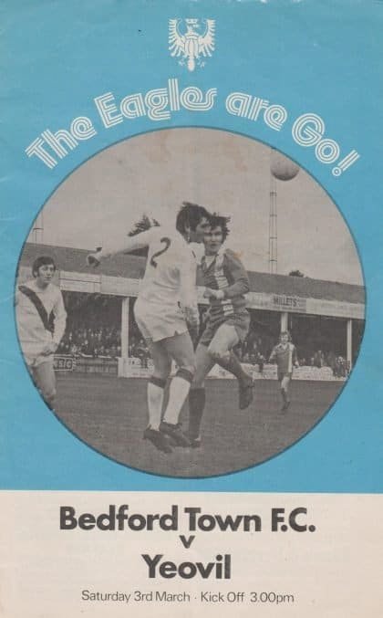 Bedford Town v Yeovil Town  09-Mar-1973