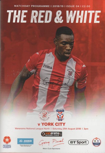 Brackley Town v York City  25-Aug-2018