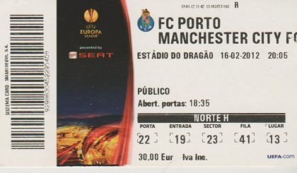 FC Porto v Manchester City  16-Feb-2012