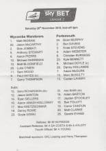 Wycombe Wanderers v Portsmouth 28-Nov-2015