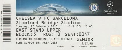 Chelsea v Barcelona 20-Feb-2018