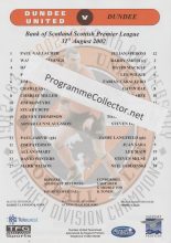 Dundee United v Dundee 31-Aug-2002