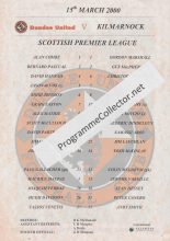 Dundee United v Kilmarnock 15-Mar-2000