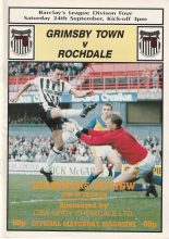 Grimsby Town v Rochdale 24-Sep-1988