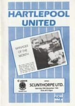 Hartlepool United v Scunthorpe United 24-Nov-1984