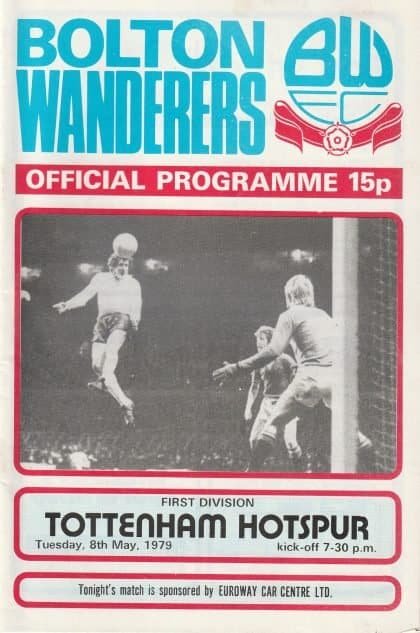 Bolton Wanderers v Tottenham Hotspur 08-May-1979
