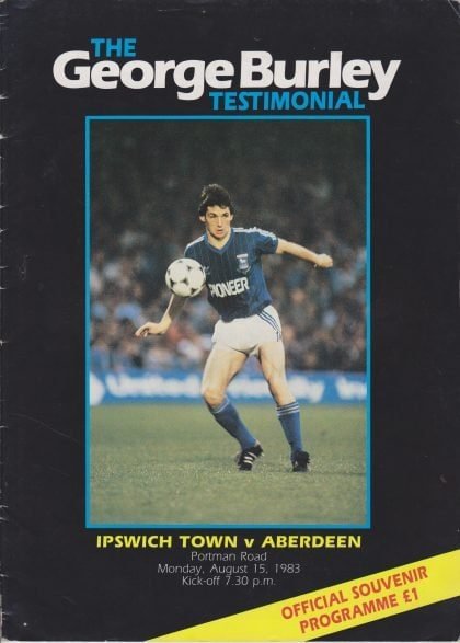 Ipswich Town v Aberdeen 15-Aug-1983