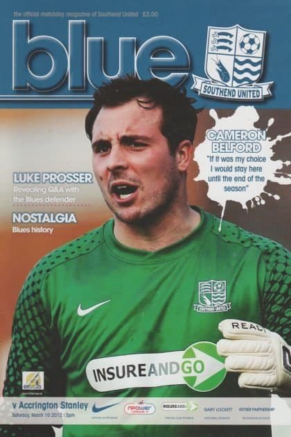 Southend United v Accrington Stanley  10-Mar-2012