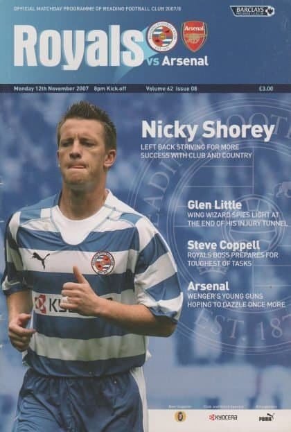 Reading v Arsenal 12-Nov-2007