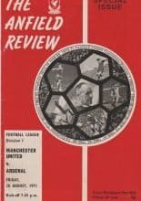 Manchester United v Arsenal 20-Aug-1971